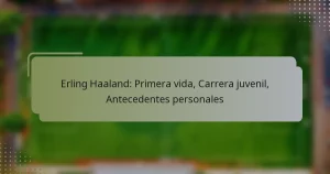 Erling Haaland: Primera vida, Carrera juvenil, Antecedentes personales