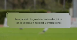 Rune Jarstein: Logros internacionales, Hitos con la selección nacional, Contribuciones